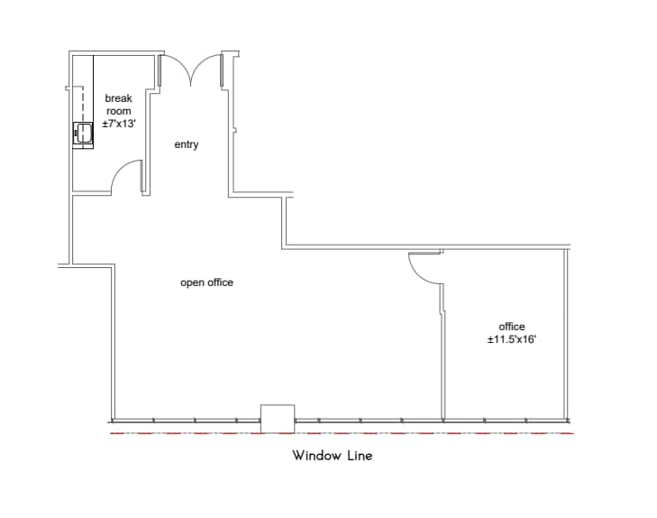 404 Camino del Rio S, San Diego, CA à louer Plan d’étage- Image 1 de 1