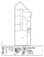 9703 Richmond Ave, Houston, TX à louer Plan de site- Image 1 de 1