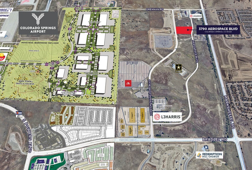 3790 Aerospace Blvd, Colorado Springs, CO for sale - Building Photo - Image 1 of 2