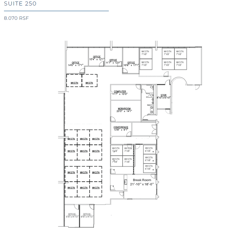 2630 West Fwy, Fort Worth, TX à louer Plan d  tage- Image 1 de 1