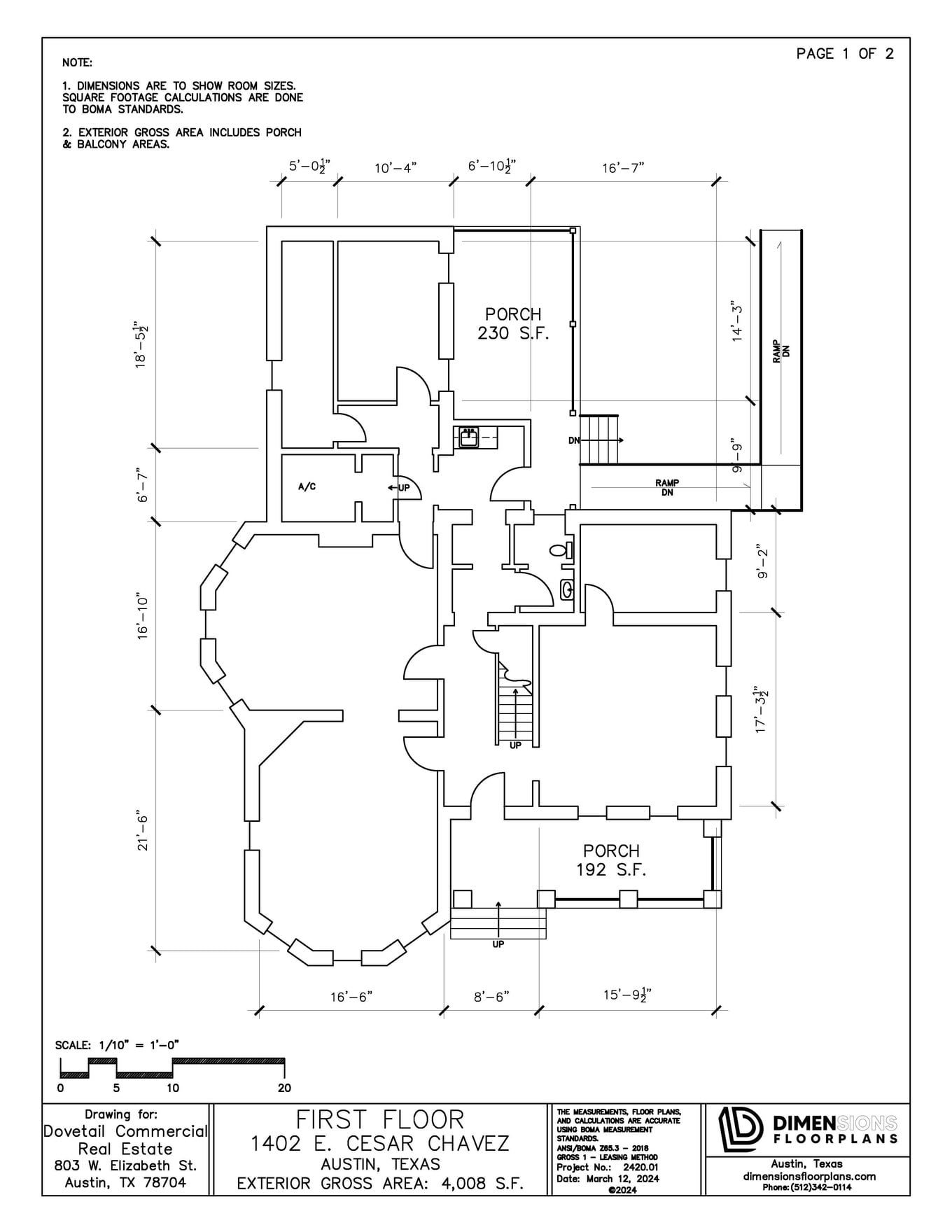 1402 E Cesar Chavez St, Austin, TX for lease Floor Plan- Image 1 of 1