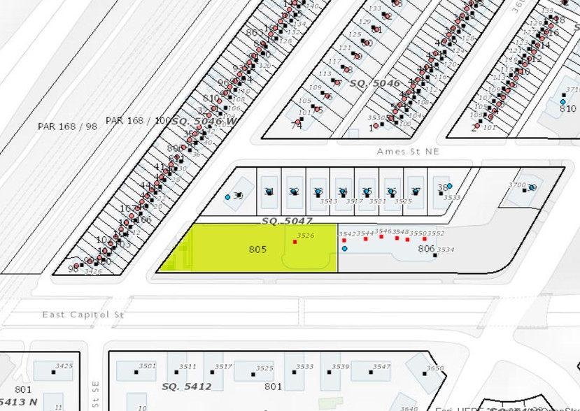 3534 E Capitol St NE, Washington, DC for lease - Plat Map - Image 2 of 21