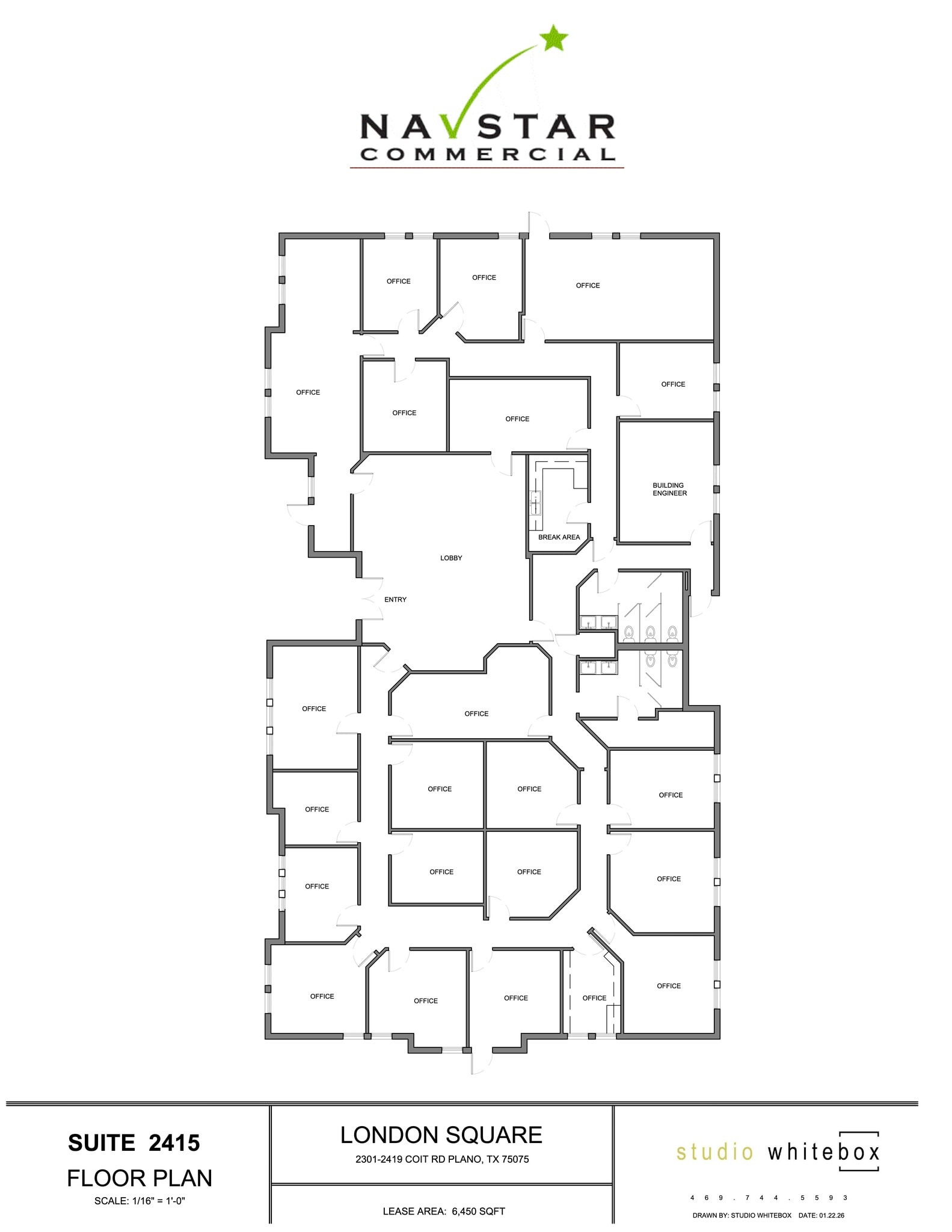 2305 Coit Rd, Plano, TX à louer Plan de site- Image 1 de 1