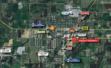 700 E Third St, Gentry, AR - Aérien  Vue de la carte