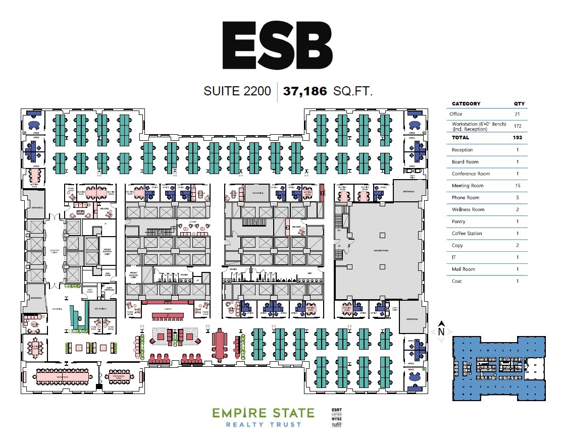 350 Fifth Ave, New York, NY for lease Floor Plan- Image 1 of 11