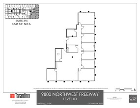 9800 Northwest Fwy, Houston, TX à louer Plan de site- Image 1 de 1