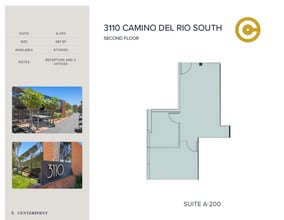 3110 Camino del Rio S, San Diego, CA for lease Floor Plan- Image 1 of 1
