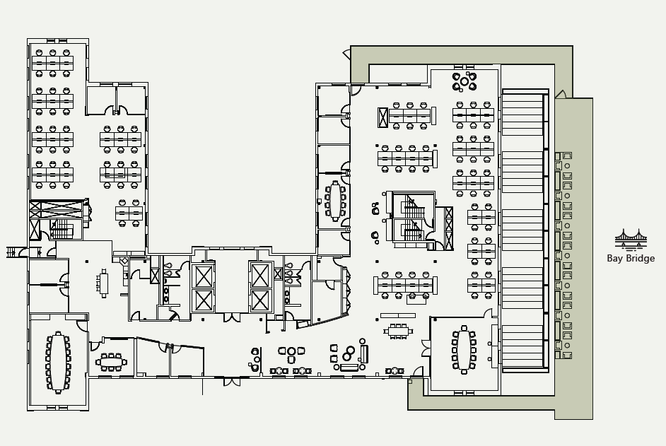 2 Harrison St, San Francisco, CA for lease Floor Plan- Image 1 of 3
