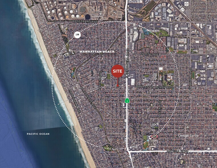 947-947 Manhattan Beach Blvd, Manhattan Beach, CA à vendre - Aérien - Image 3 de 11
