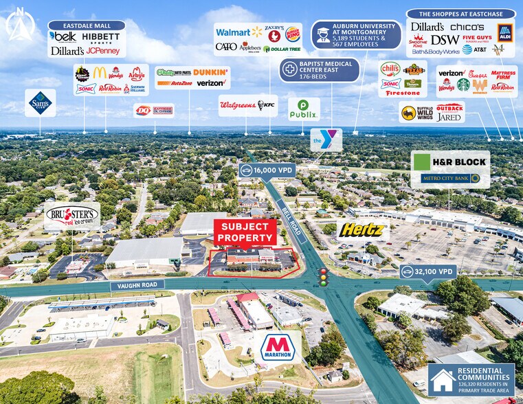 6891 Vaughn Rd, Montgomery, AL à vendre - Photo du bâtiment - Image 3 de 5