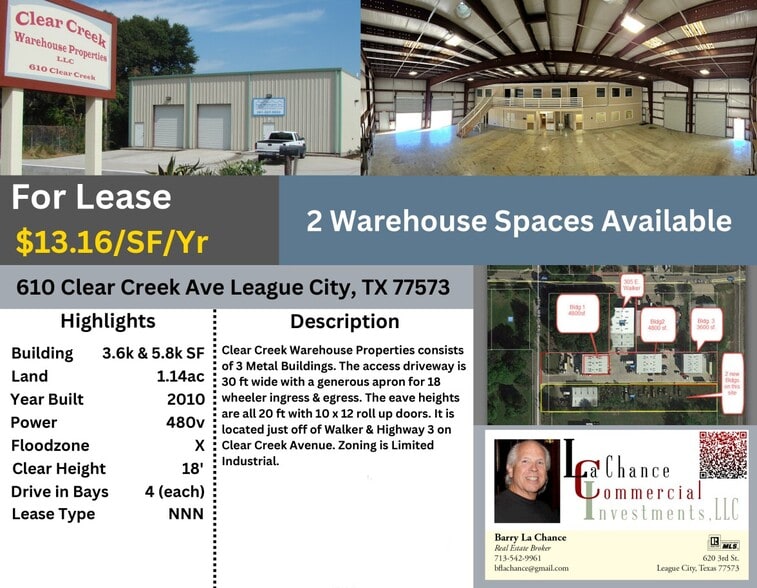 610 Clear Creek Ave, League City, TX for lease - Building Photo - Image 2 of 24