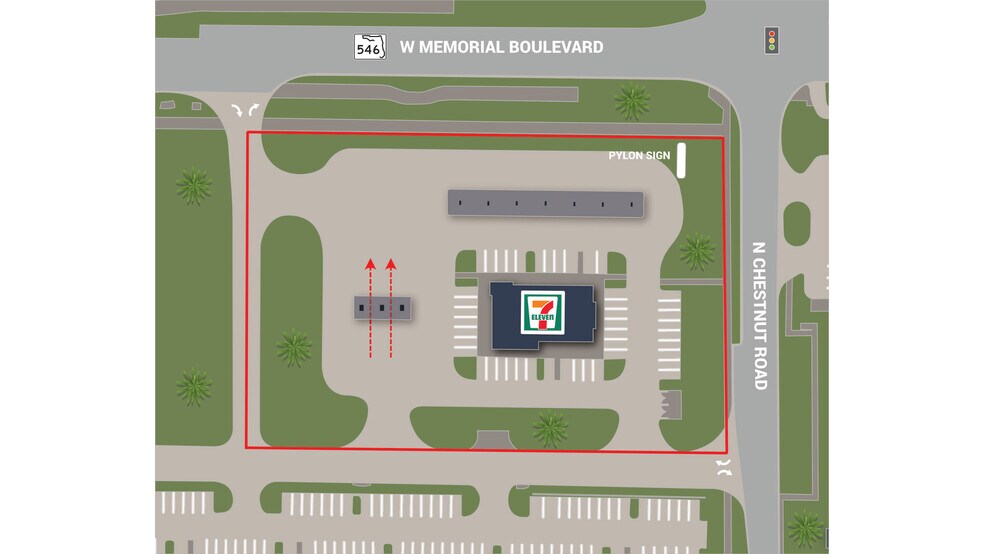 2450 W Memorial Blvd, Lakeland, FL à vendre - Photo du bâtiment - Image 2 de 4