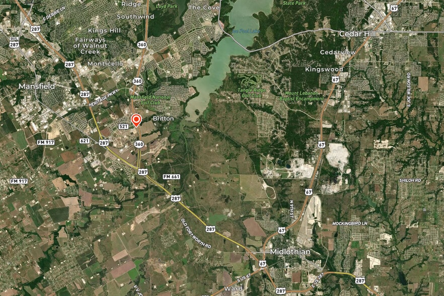 3584 Lone Star Road, Mansfield, TX for sale - Aerial - Image 3 of 3