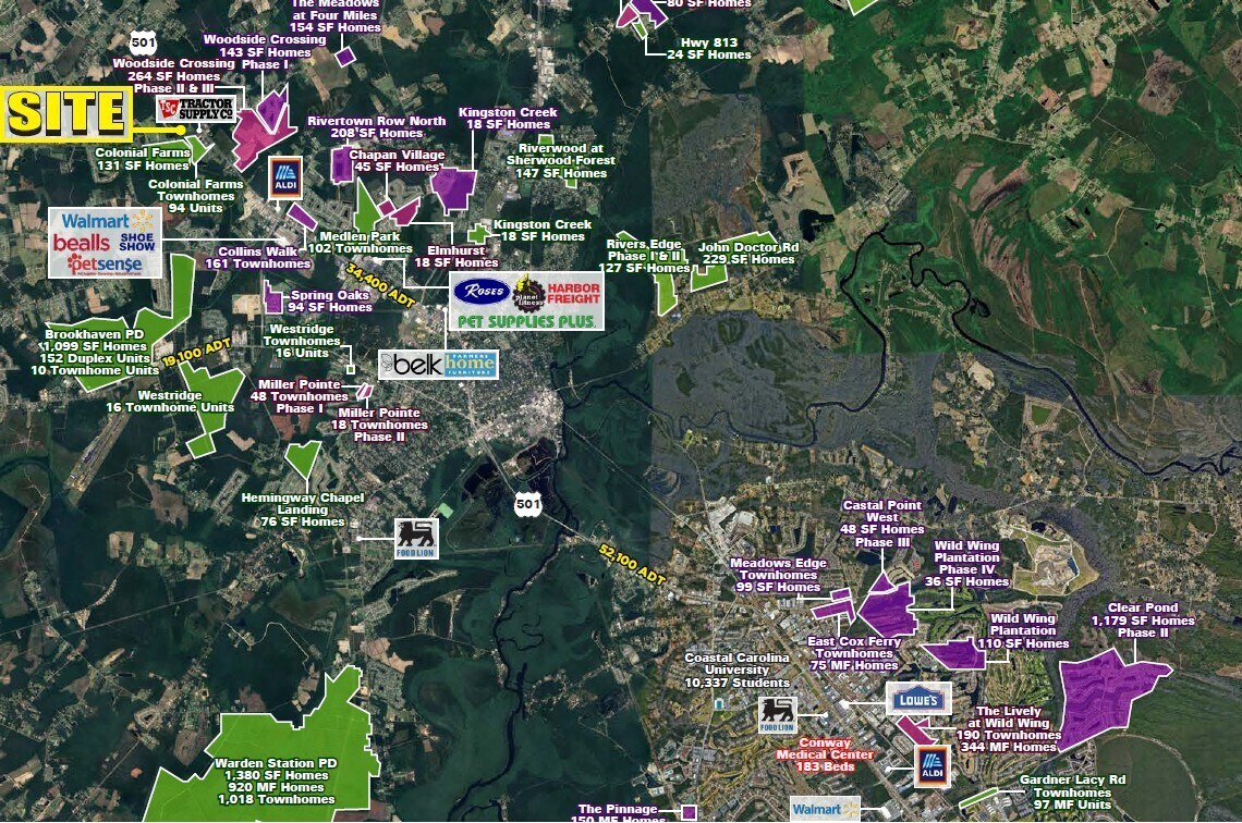 3425 US 501 hwy, Conway, SC for lease Aerial- Image 1 of 5