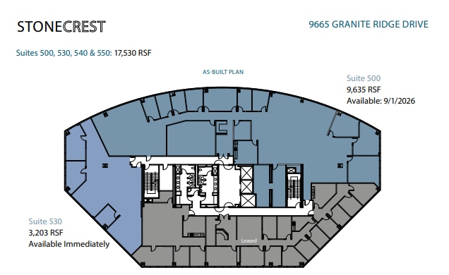 9655 Granite Ridge Dr, San Diego, CA for lease Floor Plan- Image 1 of 1