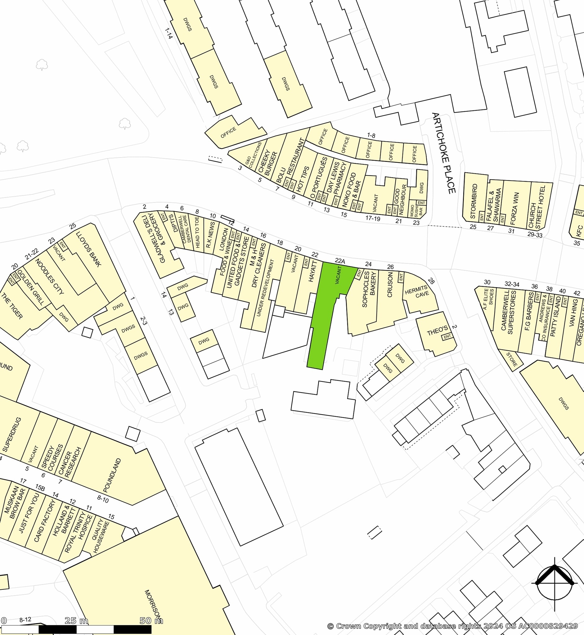 22A Camberwell Church St, London for lease Site Plan- Image 1 of 1