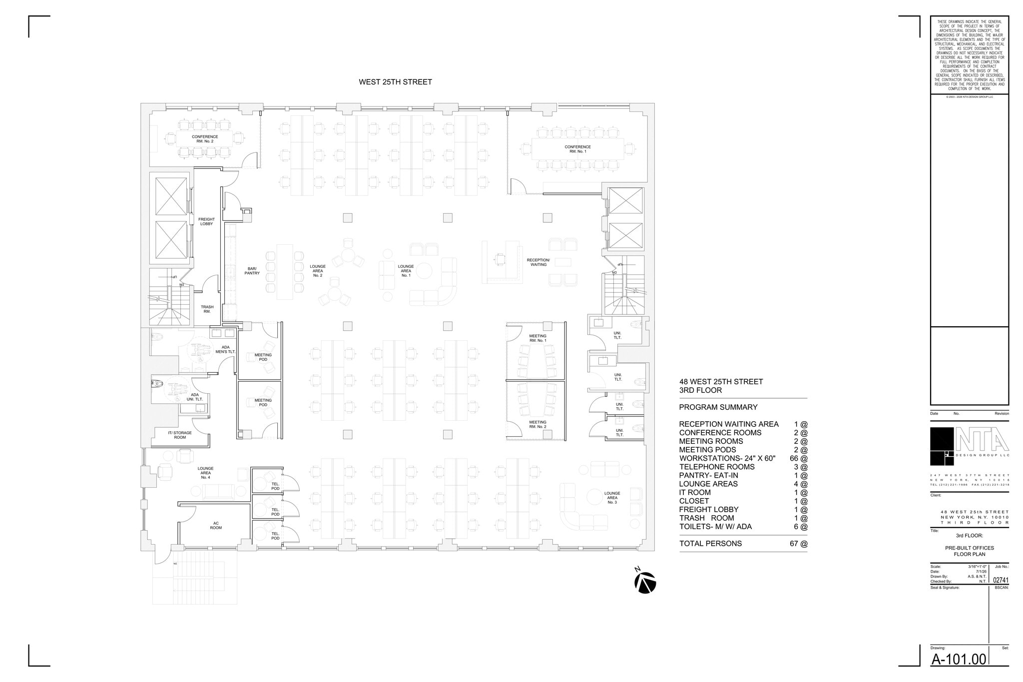 48 W 25th St, New York, NY à louer Plan de site- Image 1 de 6