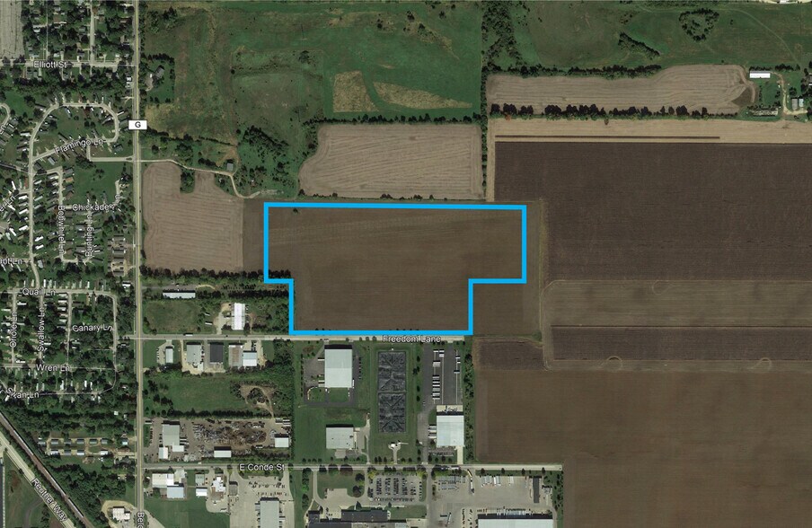 401 Freedom Ln, Janesville, WI à vendre - Aérien - Image 3 de 4