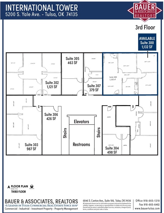 5200 S Yale Ave, Tulsa, OK à louer Plan d’étage- Image 1 de 1