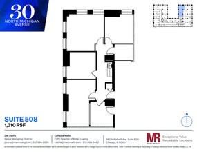 30 N Michigan Ave, Chicago, IL for lease Floor Plan- Image 1 of 7