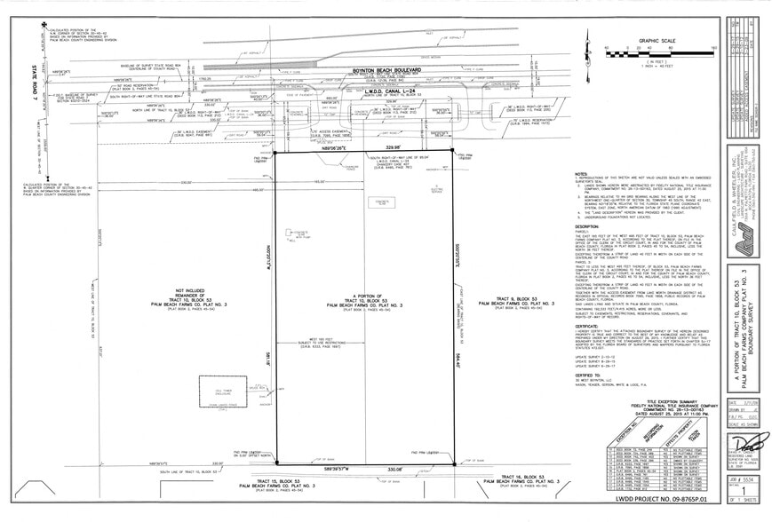 9620 Boynton Beach Blvd, Boynton Beach, FL for lease - Site Plan - Image 1 of 6
