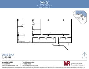 2800 S River Rd, Des Plaines, IL à louer Plan d’étage- Image 1 de 1