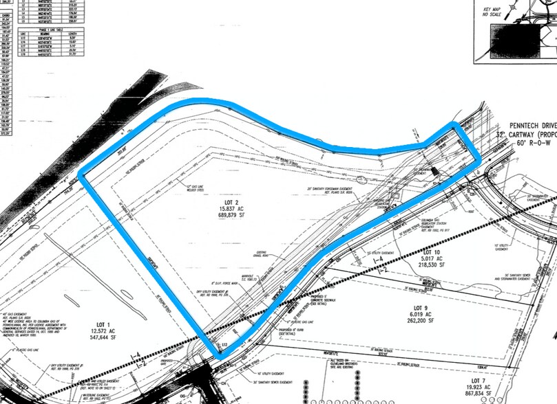 PennTech Dr Lot 2, Bellefonte, PA for sale - Site Plan - Image 1 of 6