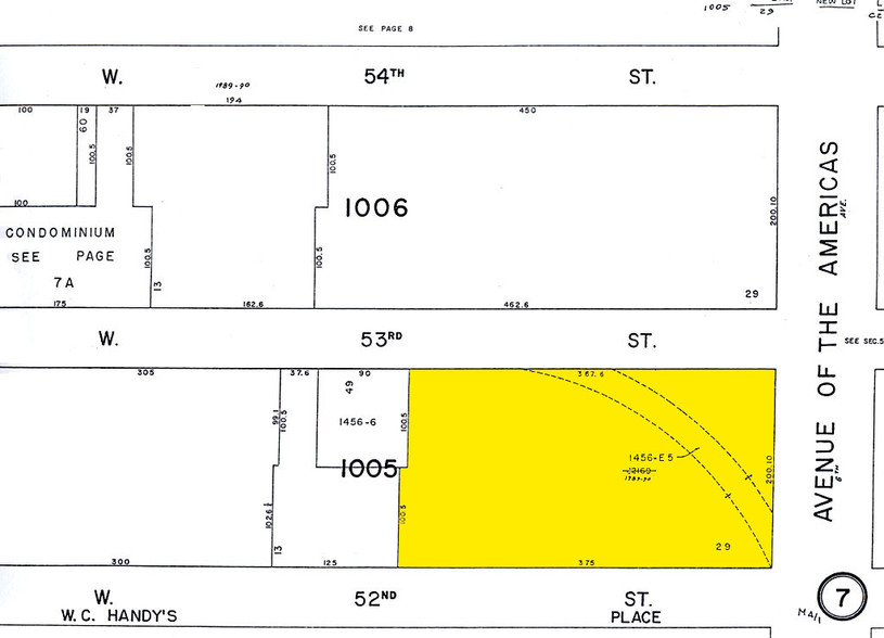 1301-1315 Avenue of the Americas, New York, NY à vendre - Plan cadastral - Image 1 de 1