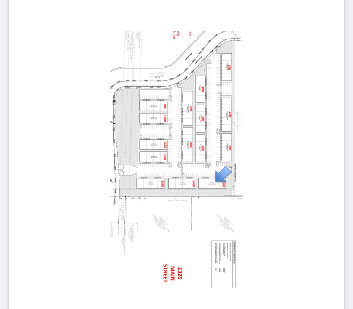 1325 Main St, Katy, TX à louer Plan de site- Image 1 de 2