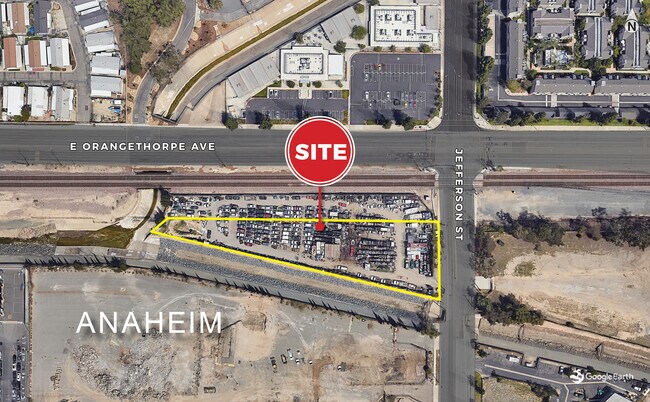 Plus de détails pour 1515 North Jefferson, Anaheim, CA - Terrain à louer