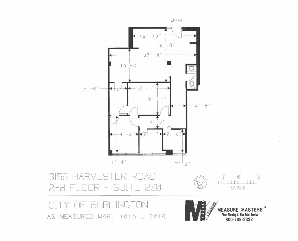 3155 Harvester Rd, Burlington, ON for lease Floor Plan- Image 1 of 1
