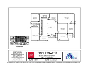 8585 N Stemmons Fwy, Dallas, TX à louer Plan d  tage- Image 1 de 1