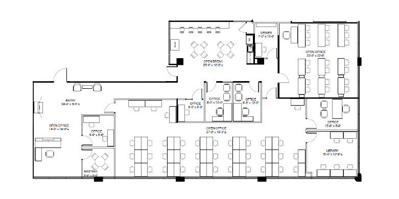 4150 International Plz, Fort Worth, TX à louer Plan d  tage- Image 1 de 1