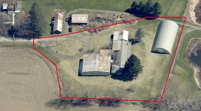 125 Johnson St, Nichols, NY - aerial  map view