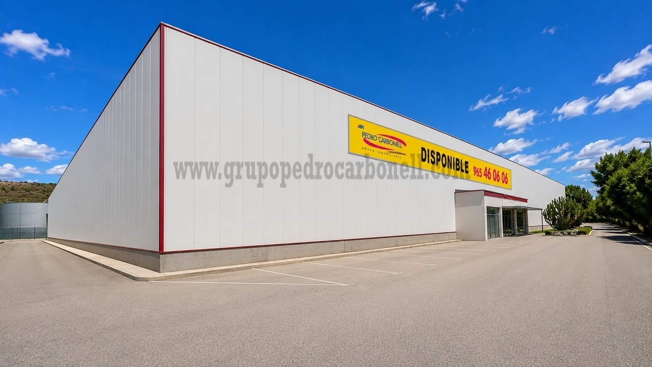 Industriel dans Aspe, Alicante à louer Photo du bâtiment- Image 1 de 5