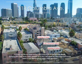 Plus de détails pour 316 Columbia Ave, Los Angeles, CA - Multi-résidentiel à vendre