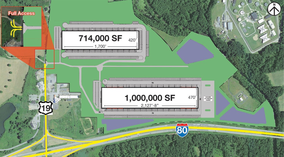 I-80 & Perry Highway, Mercer, PA for lease - Site Plan - Image 3 of 3