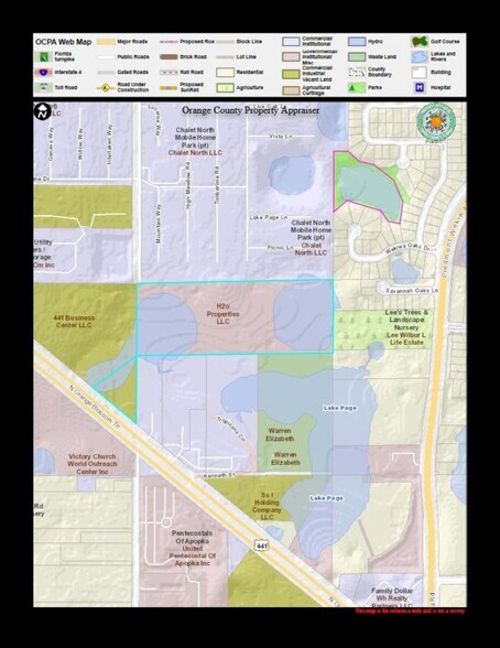 00 S Orange Blossom Trl, Apopka, FL à vendre - Plan cadastral - Image 2 de 2