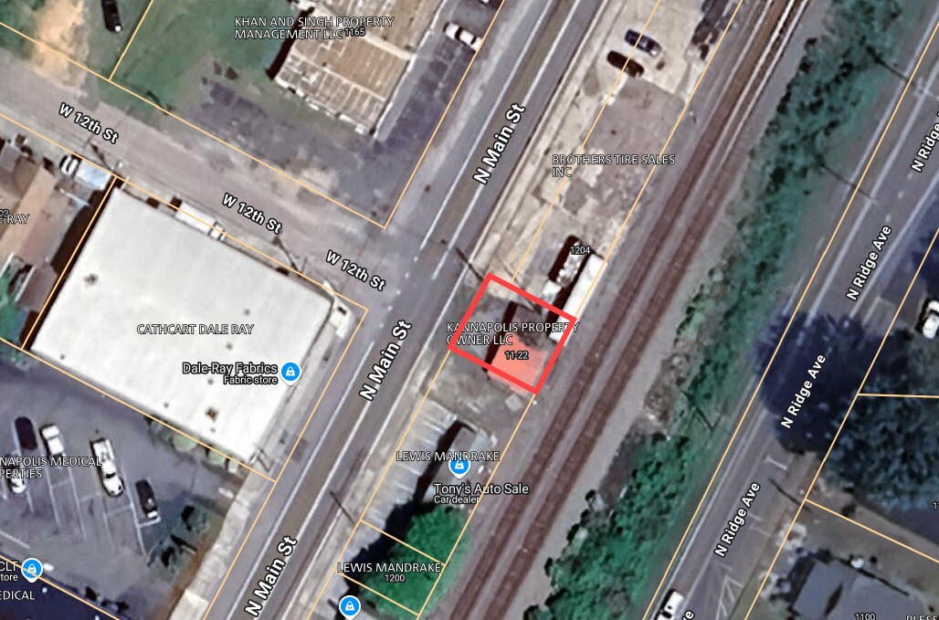 1122 N Main St, Kannapolis, NC à vendre Aérien- Image 1 de 2