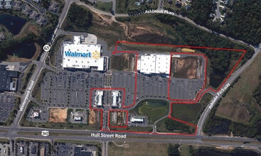 Hull Street Rd, Midlothian, VA - Aérien  Vue de la carte