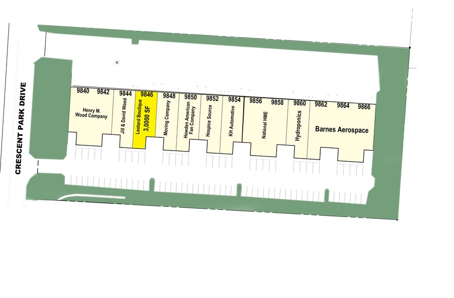 9840-9866 Crescent Park Dr, West Chester, OH for lease - Building Photo - Image 2 of 5