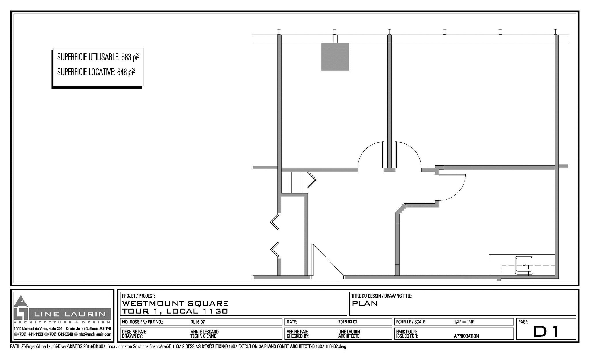 1 Car Westmount, Westmount, QC for lease Floor Plan- Image 1 of 1