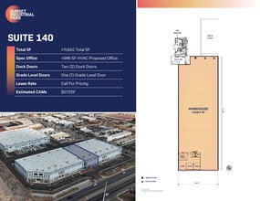 748 W Sunset Rd, Henderson, NV à louer Plan d’étage- Image 1 de 2