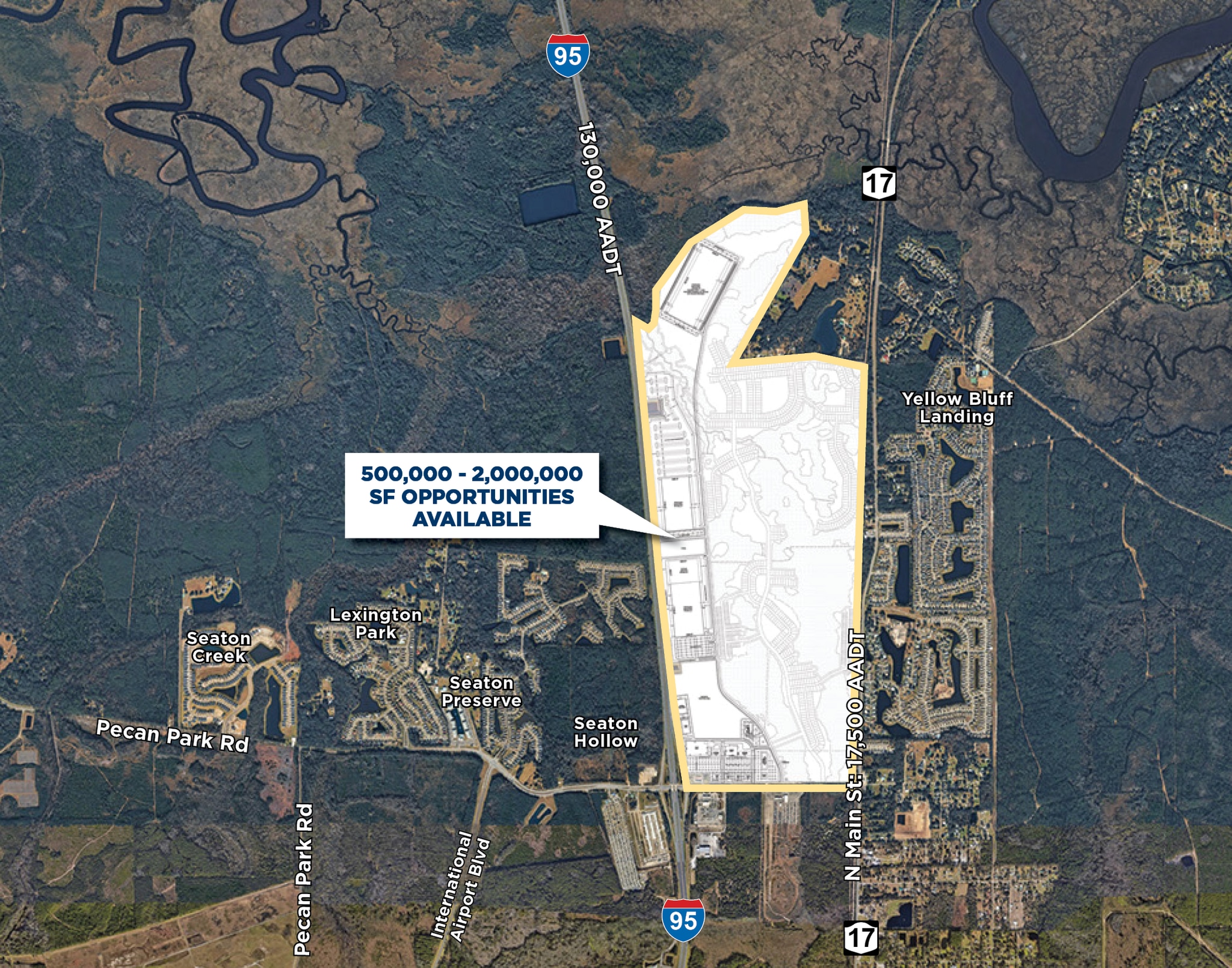 I-95 & Pecan Park Rd, Jacksonville, FL for lease Primary Photo- Image 1 of 4
