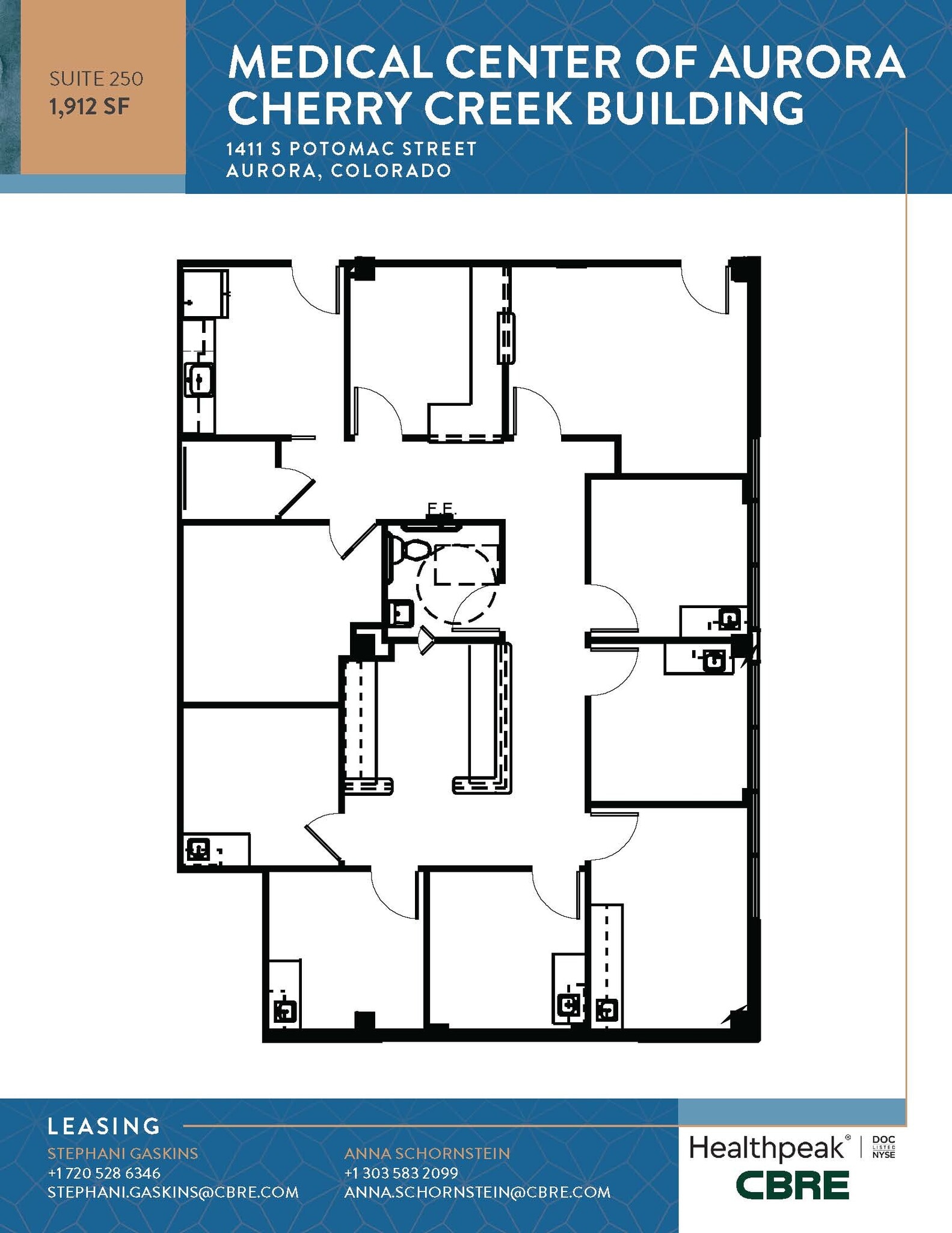 1411 S Potomac St, Aurora, CO à louer Plan d’étage- Image 1 de 1