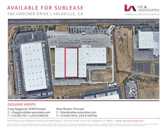 Plus de détails pour 700 Crocker Dr, Vacaville, CA - Industriel à louer