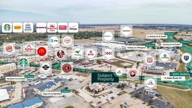 1601 Damron Ct, Effingham, IL - AÉRIEN  Vue de la carte