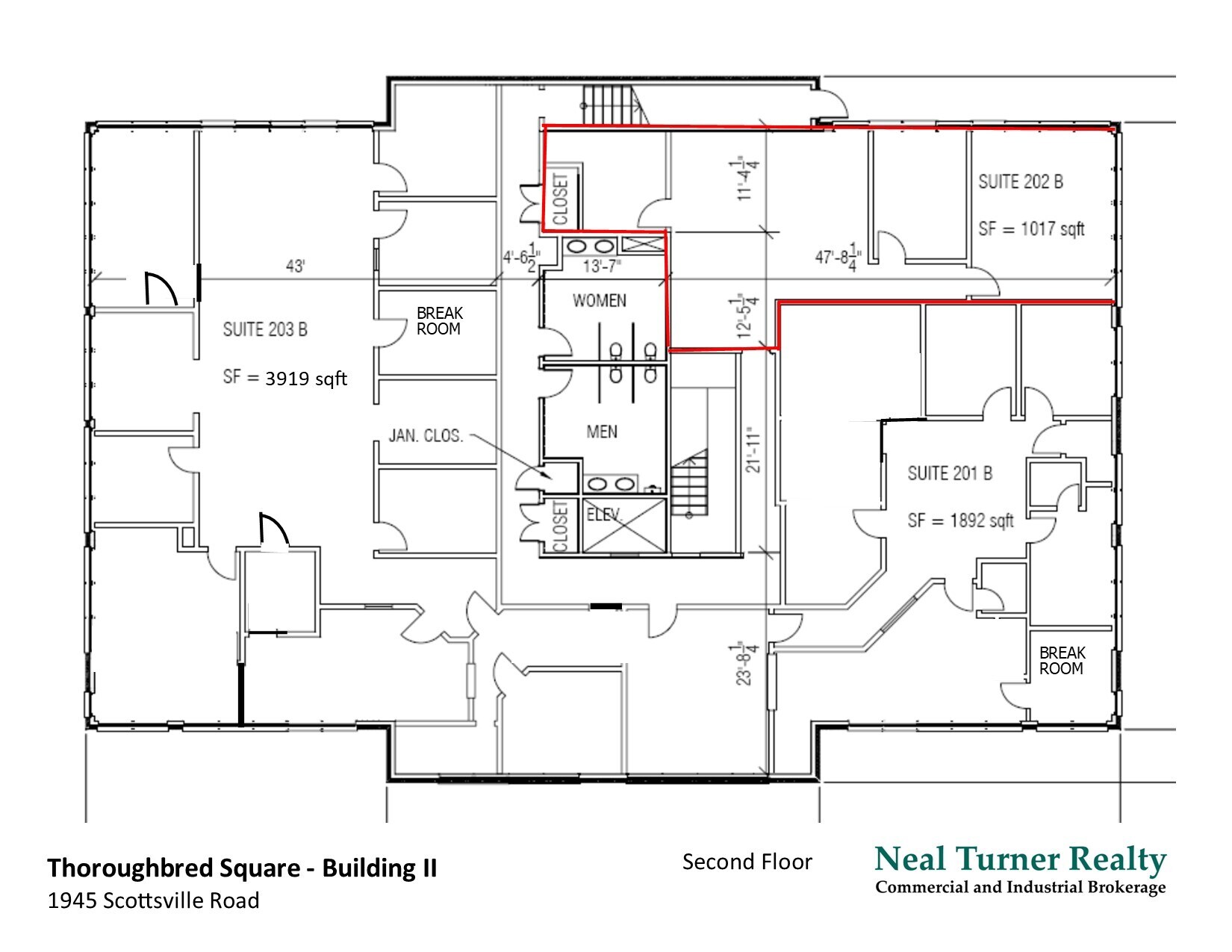 1945 Scottsville Rd, Bowling Green, KY à louer Plan d’étage- Image 1 de 1