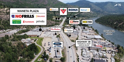 8100 Rock Island Hwy, Trail, BC - Aérien  Vue de la carte - Image1