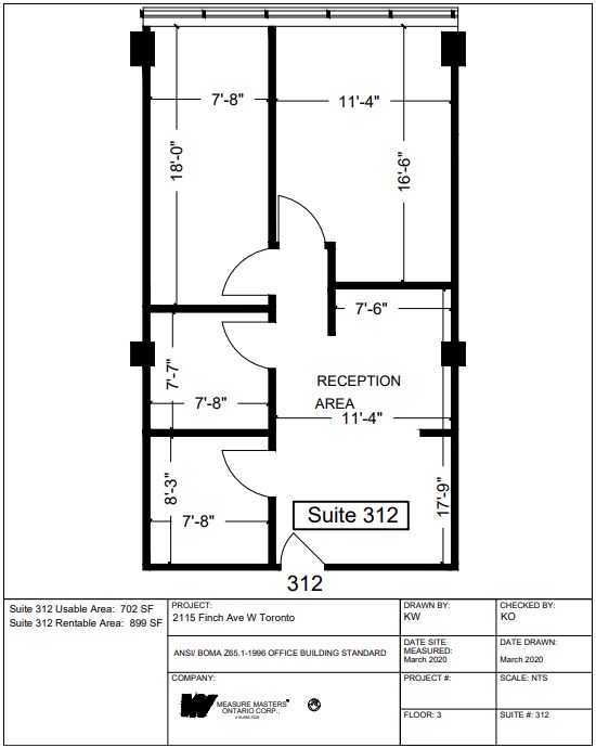 2115 Finch Av W, Toronto, ON for lease Floor Plan- Image 1 of 1